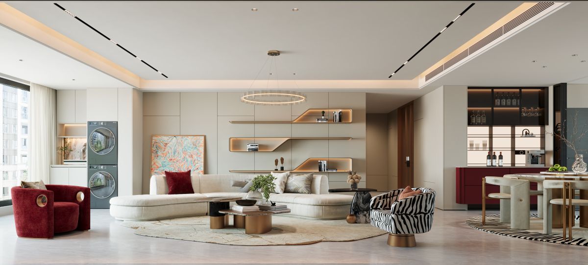 湖西观云197m²,意式极简设计方案 实景图 3