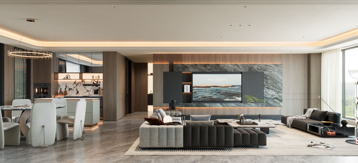 翡丽甲第225m²,设计方案分享 实景图 1