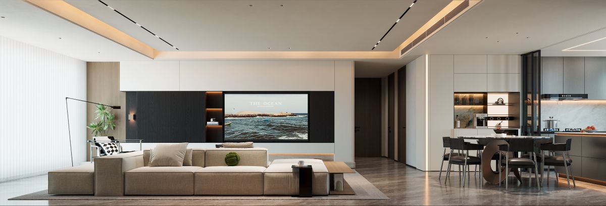 湖西观云143m²,设计方案分享 实景图 3