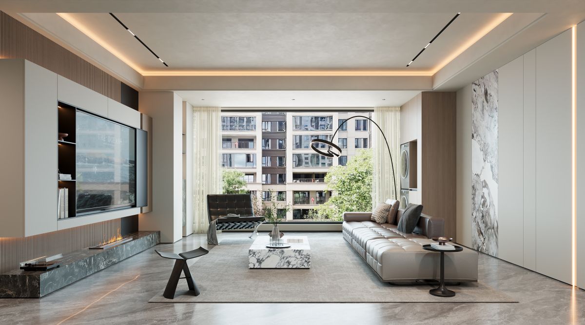 华润润宸110m²,设计方案分享 实景图 1