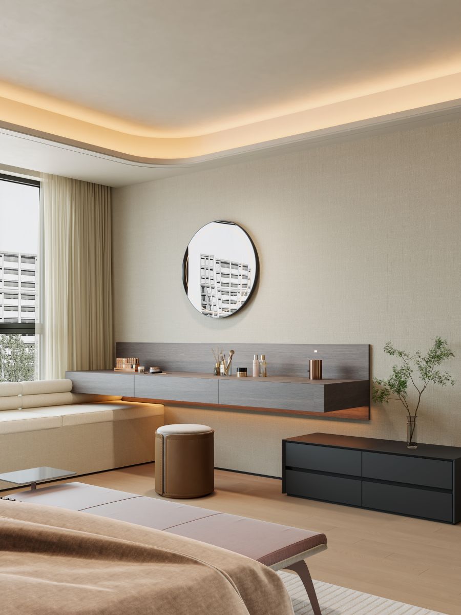 御湖镜225m²,意式极简设计方案 实景图 6