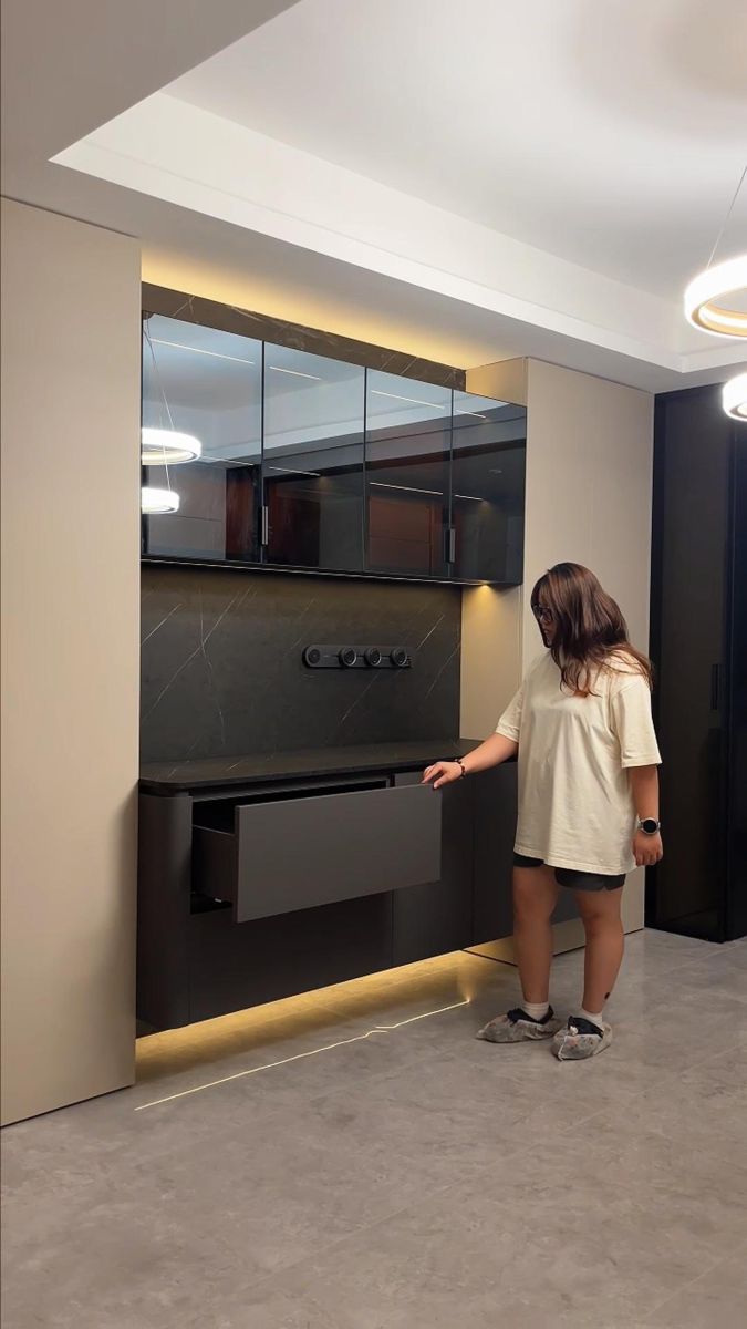 极简餐边柜设计 视频封面