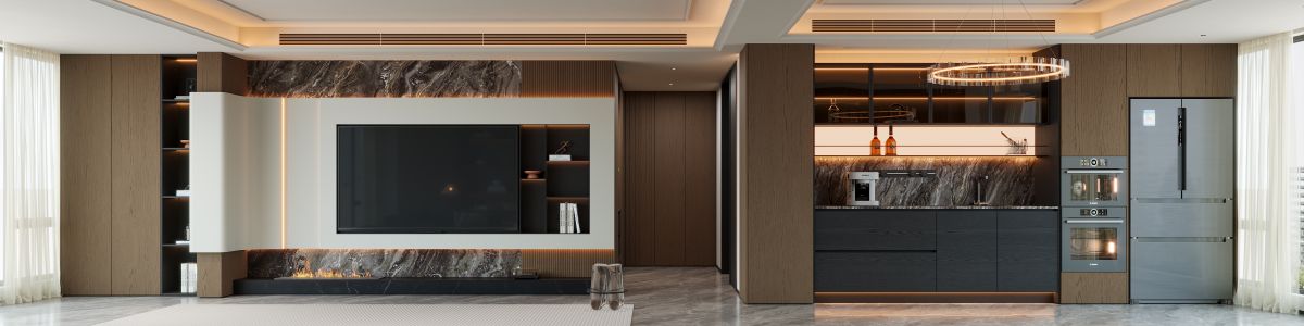 金狮印象苑188m²，设计方案分享