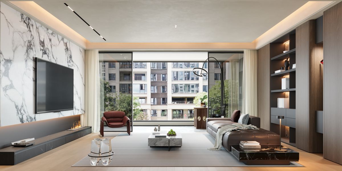 拾月璟庭197m²,意式极简设计方案分享 实景图 2