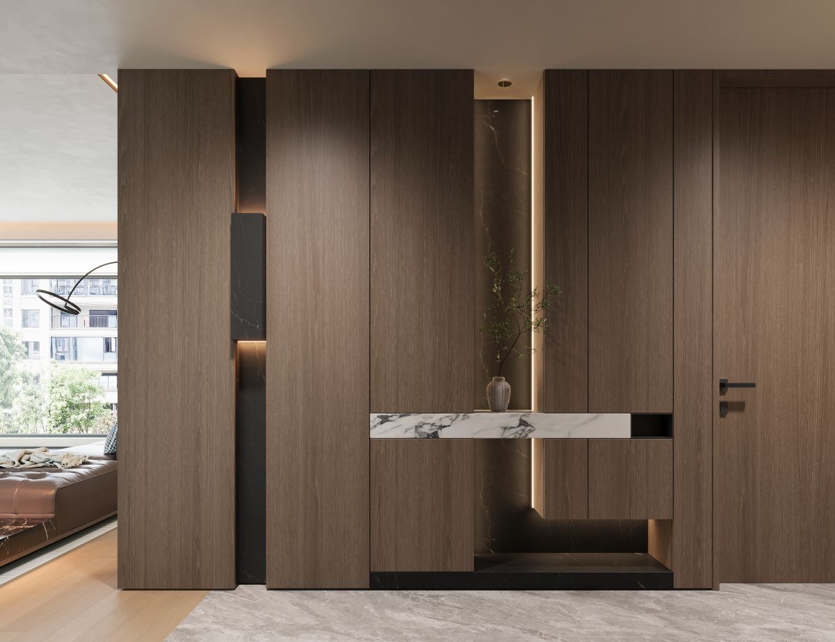 拾月璟庭197m²,意式极简设计方案分享 实景图 1