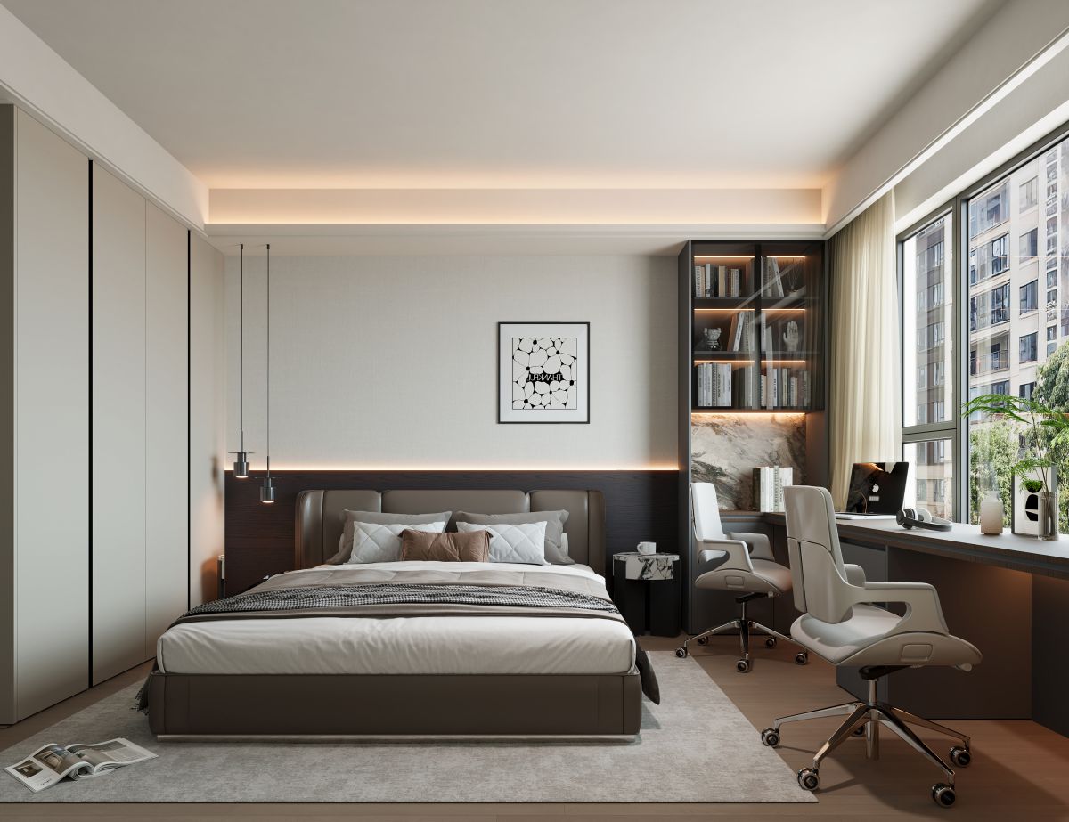 拾月璟庭197m²,意式极简设计方案分享 实景图 10