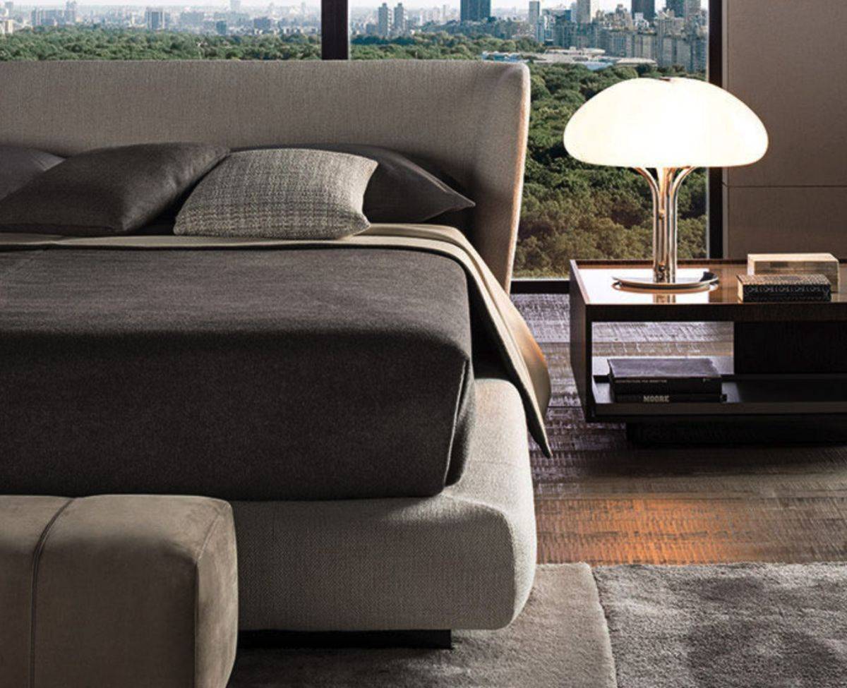 Minotti Reeves 里维斯床 实景图 1