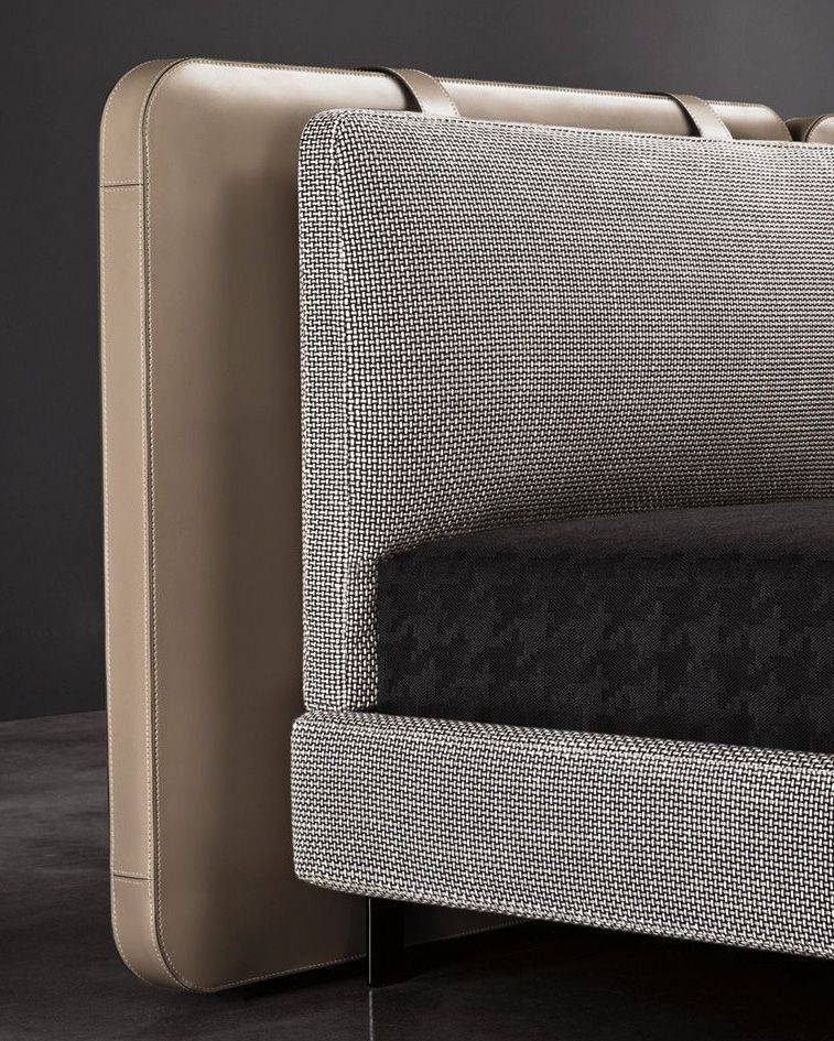Minotti Tatlin Soft 塔特琳床 实景图 1