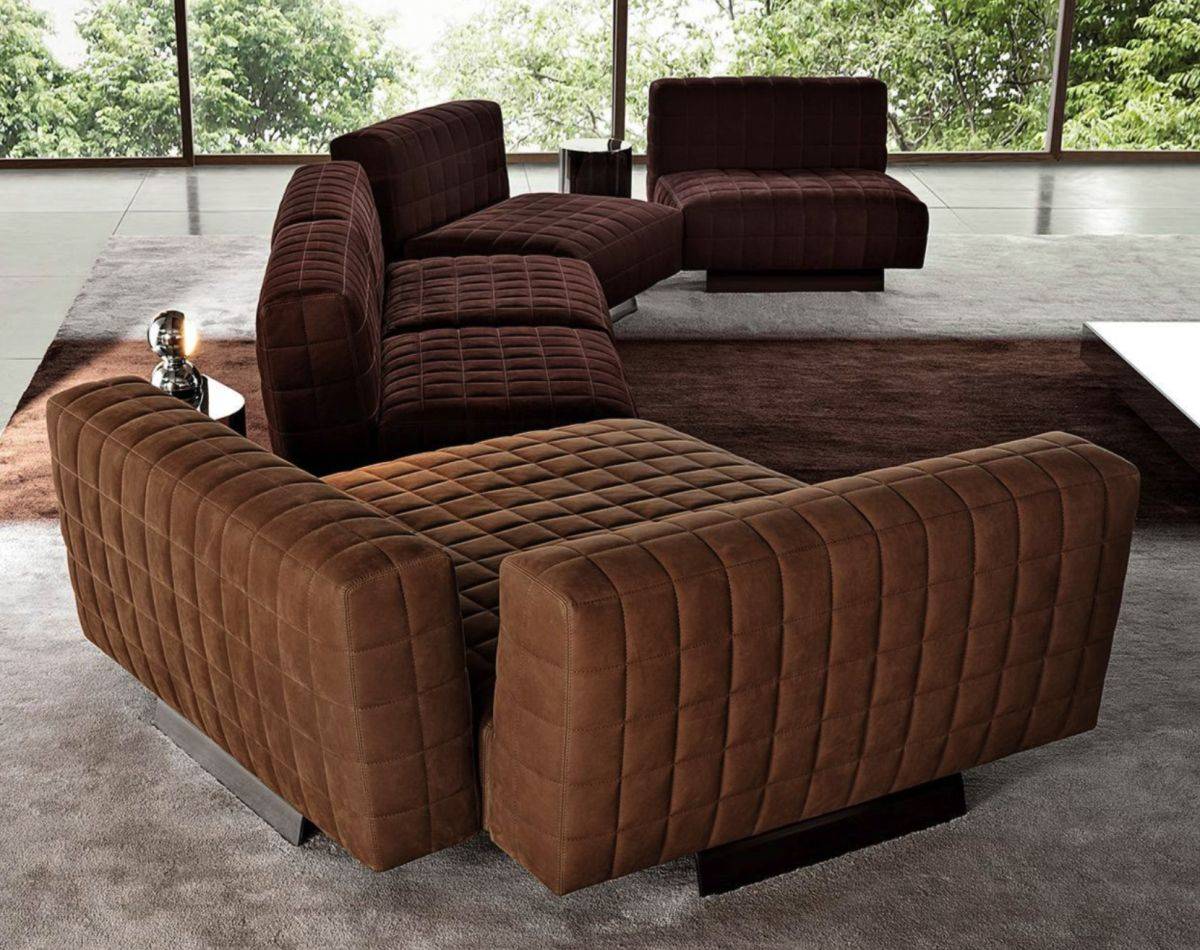 Minotti Twiggy 棋盘格沙发 实景图 1