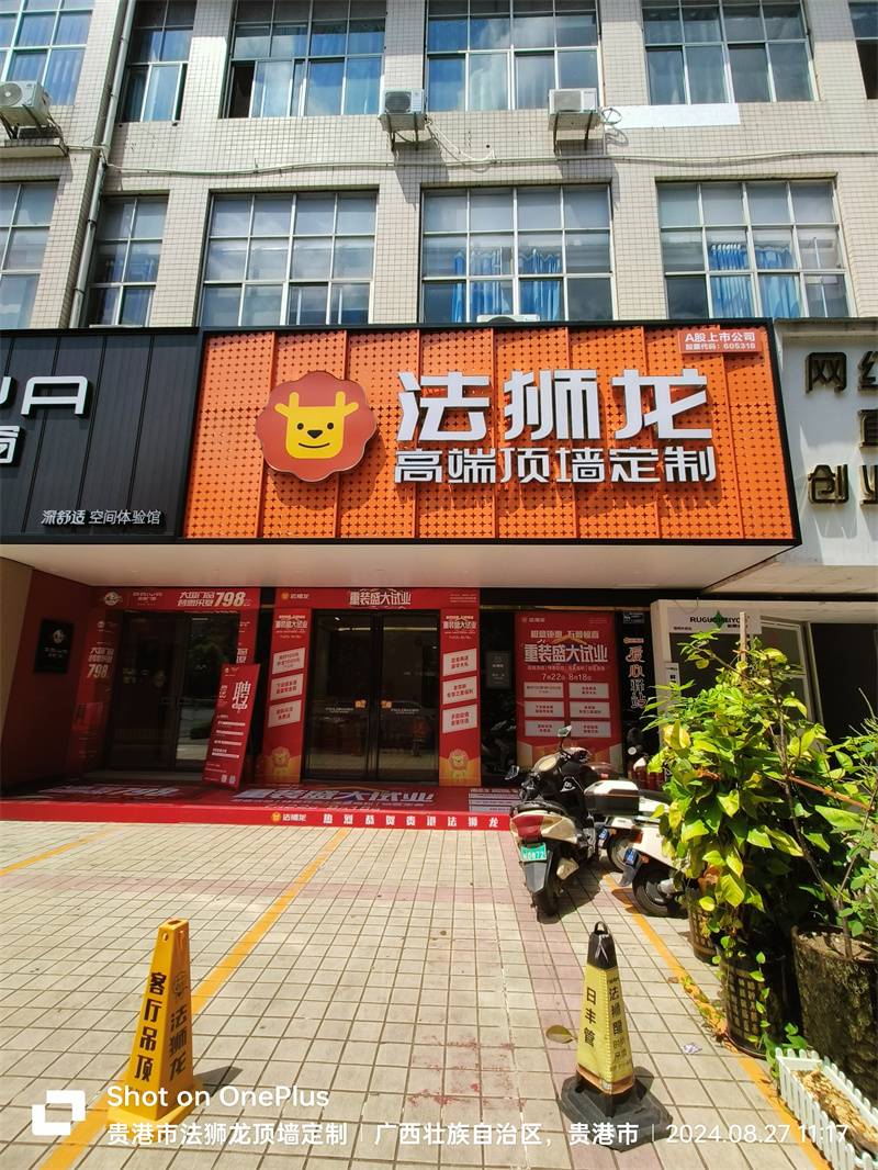 广西壮族自治区贵港市港北区法狮龙专卖店图片