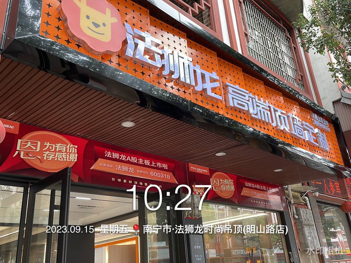 广西南宁上林县法狮龙专卖店图片