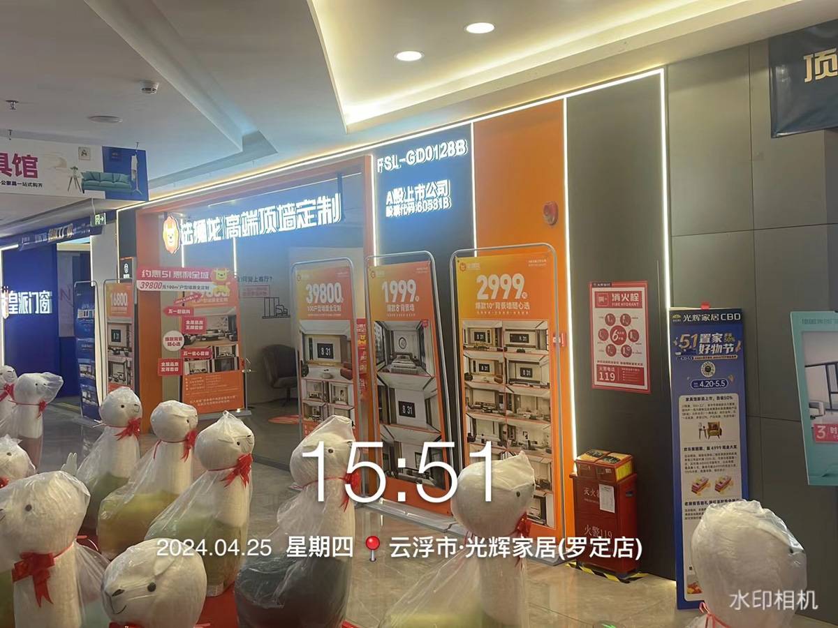 广东云浮罗定市法狮龙专卖店图片