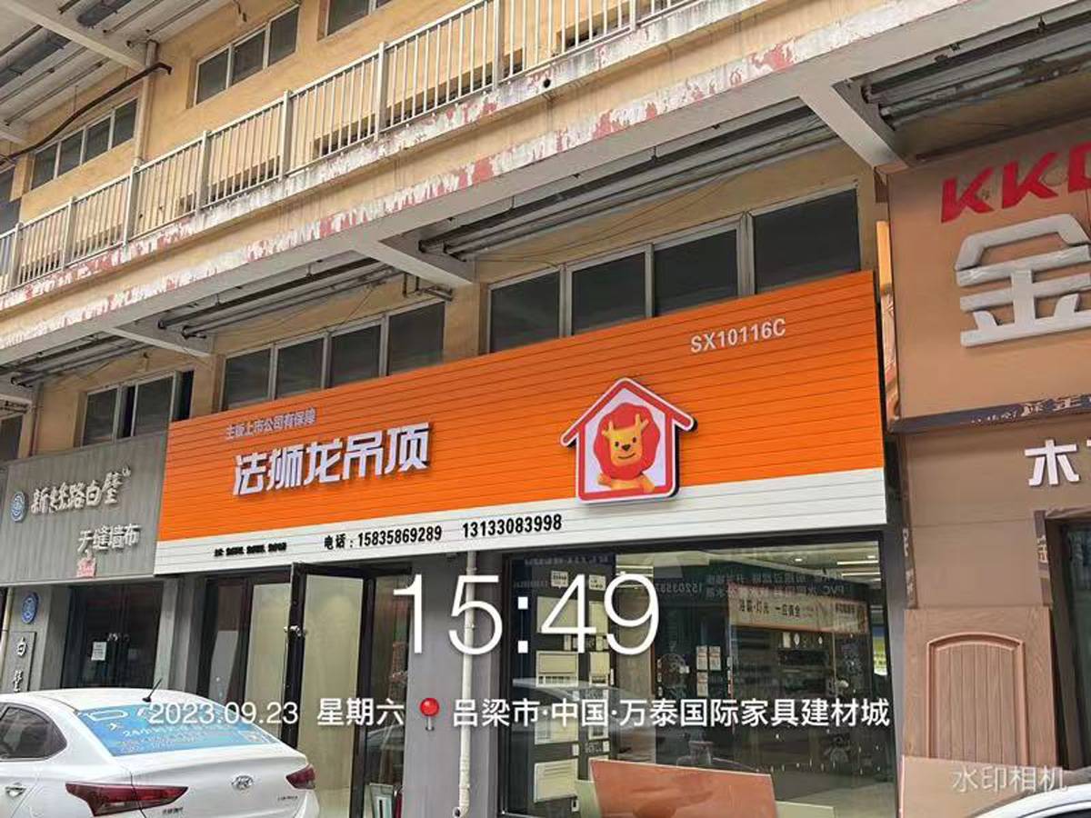 山西吕梁汾阳市法狮龙专卖店图片