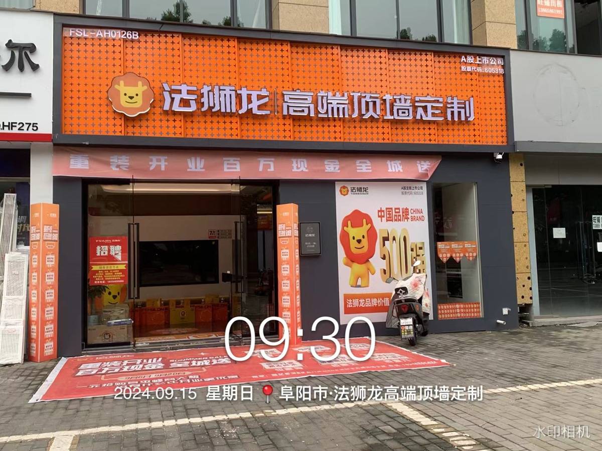 安徽阜阳颍上县法狮龙专卖店图片