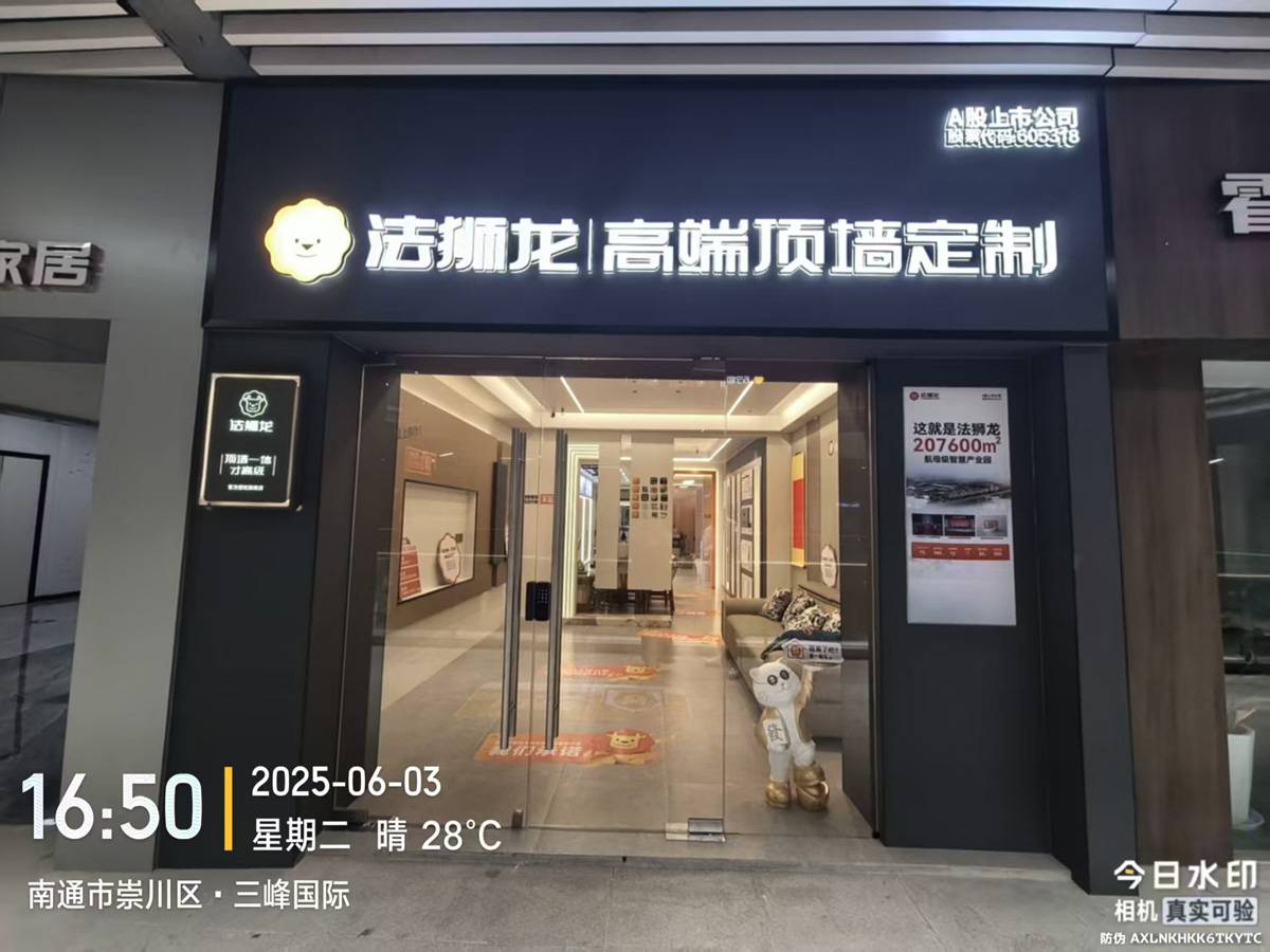 江苏南通崇川区法狮龙专卖店图片