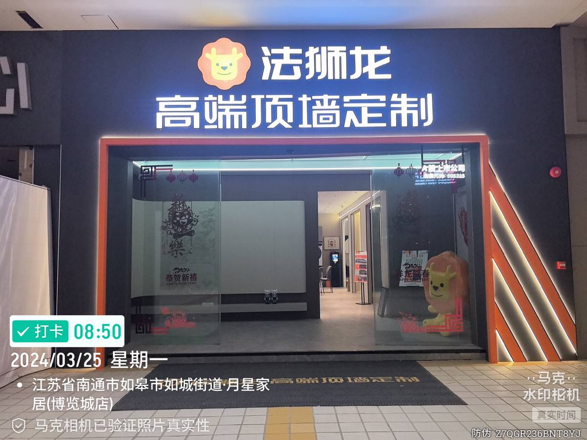 江苏南通如皋市法狮龙专卖店图片