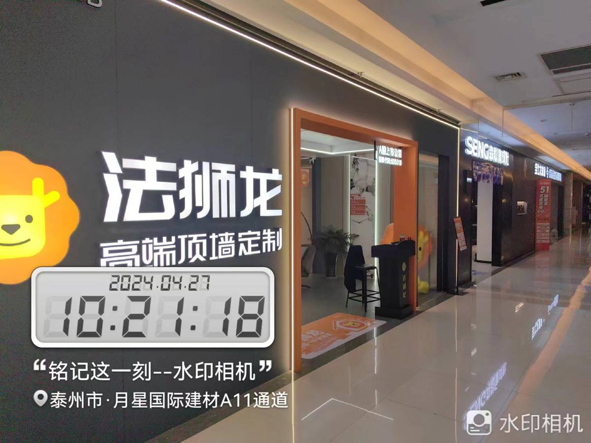 江苏泰州海陵区法狮龙专卖店图片