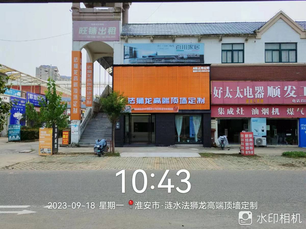 江苏淮安涟水县法狮龙专卖店图片
