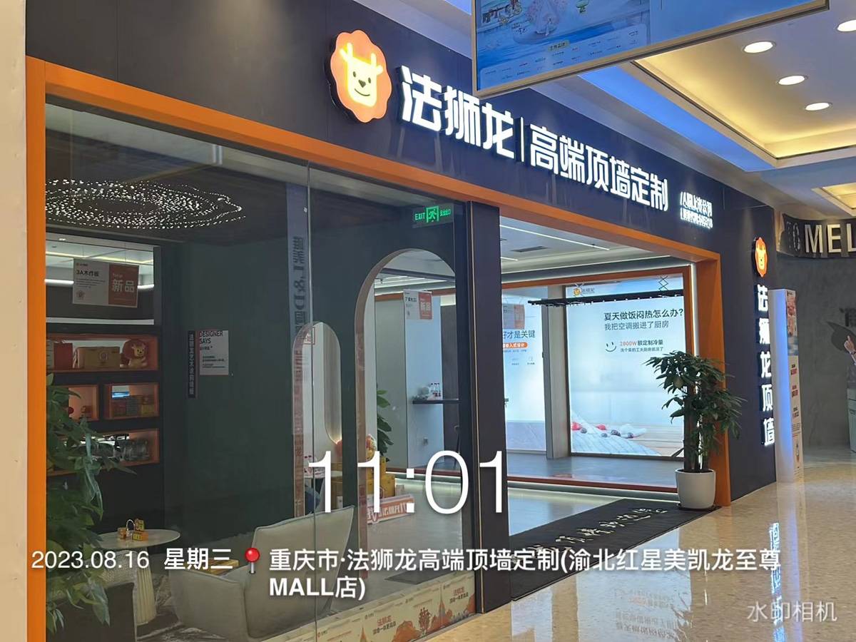 重庆渝北区渝北区法狮龙专卖店图片