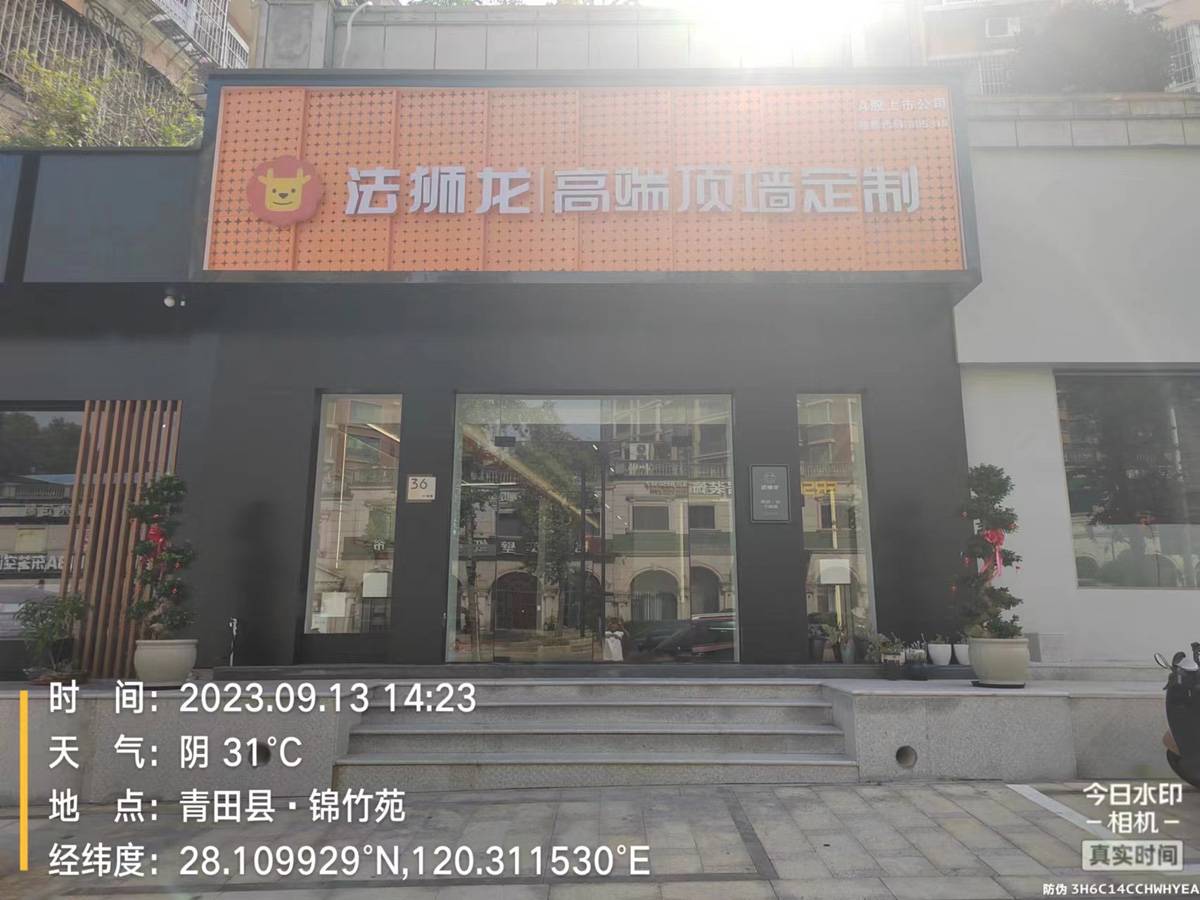 浙江丽水青田县法狮龙专卖店图片