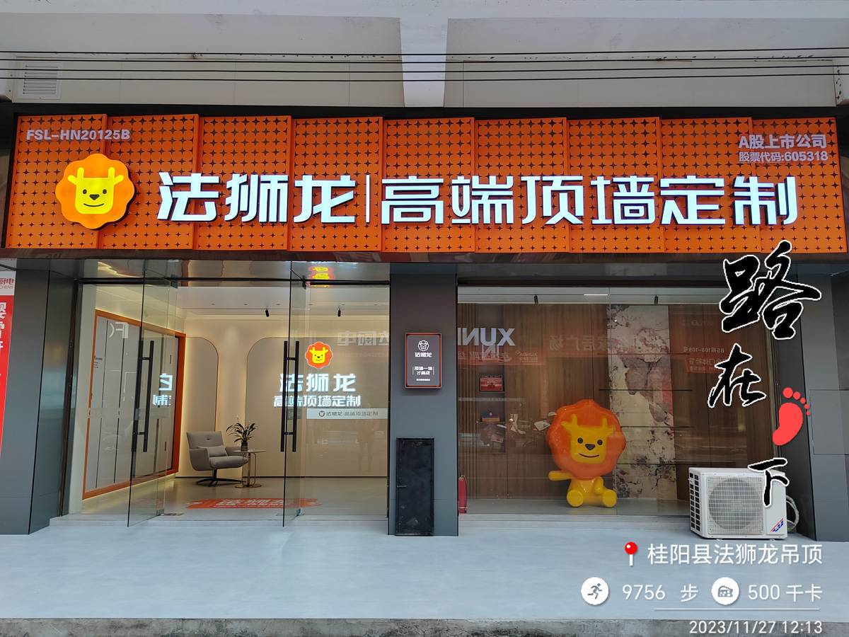 湖南郴州桂阳县法狮龙专卖店图片